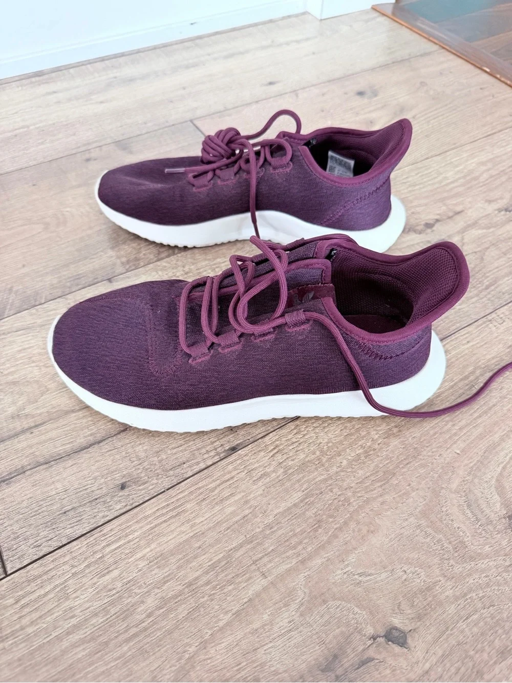 Adidas Tubular Shadow Maroon Red Women’s size 7.5 Running Shoes Sneakers Comfort
